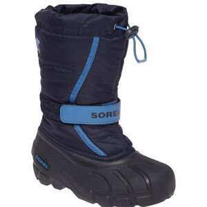 Kids' boys Sorel Flurry Weather Resistant Snow Boot Windproof Waterproof Sz 11
